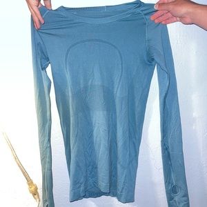 Lululemon blue swiftly tech long sleeve shirt 2.0